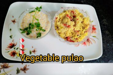 Easy & Healthy Vegetable Pulao in Pressure Cooker | Less Spicy | Quick Lunch in 15 minutes #nidhi