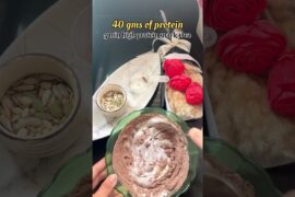 Looking For An Easy High Protein & Low Calorie Breakfast Meal? Try This Protein Yogurt Bowl #recipe