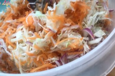 Fresh & Crunchy Cabbage Salad | Easy Step-by-Step Healthy Salad Recipe