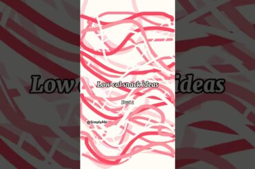 Low cal snack ideas!! #lowcalorie #healthy #ideas