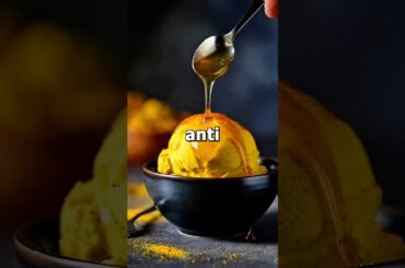 Anti Inflammatory Golden Turmeric Ice Cream #health #healthyfoods #recipe