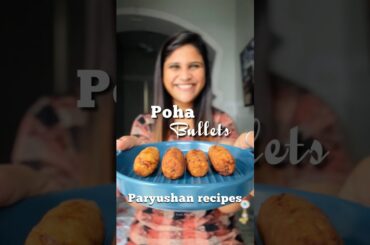 Poha Bullets | Jain Paryushan recipes | Jain snacks | Tithi special #jainrecipe