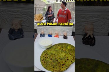 Aloo Palak Paratha Banane Ka Asaan Tarika | Breakfast Recipe #ytshorts #recipe #podcast #food #viral