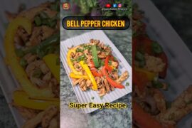 Easy Bell Pepper Chicken Stir Fry | One-Pan 30-Minute Chicken Recipe | #foryou #shorts #viral