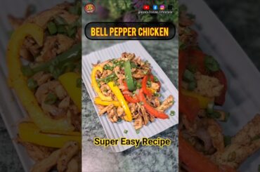 Easy Bell Pepper Chicken Stir Fry | One-Pan 30-Minute Chicken Recipe | #foryou #shorts #viral