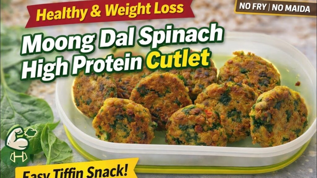 Healthy tiffin ideas for kids/Moong OATS SPINACH Lunchbox recipes/ Breakfast/Snacks tiffin recipes