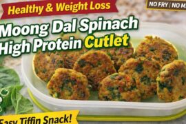 Healthy tiffin ideas for kids/Moong OATS SPINACH Lunchbox recipes/ Breakfast/Snacks tiffin recipes