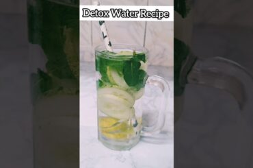 Detox Water Recipe |Detox Water Recipe for weight loss | #shorts #summerdrink