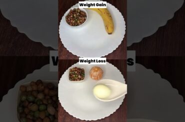Weightloss Meals vs Weightgain Meals #viral #trending #caloriecount #mealprep #recipe #shorts #diet