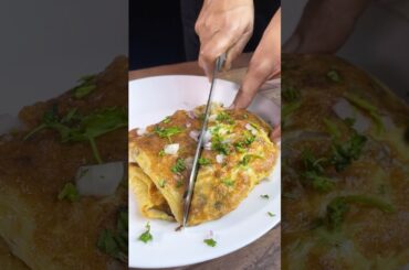 fluffy bread omlette ASMR #shorts