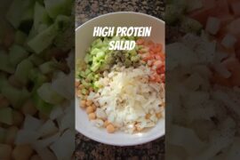 Healthy Chickpea Salad. High Protein Salad #recipe #healthy #food #quickrecipe#chanachaat