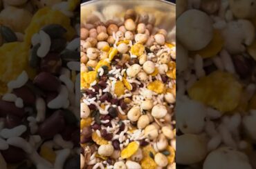 Healthy Indian Snack Bowl for Weight Loss | Muri, Makhana, Nuts & Seeds | No Junk Evening Snack