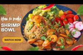 High Protein Shrimp Bowl for Weight Loss | Healthy Lunch Idea | Easy Meal Prep@SnehalsDiaries