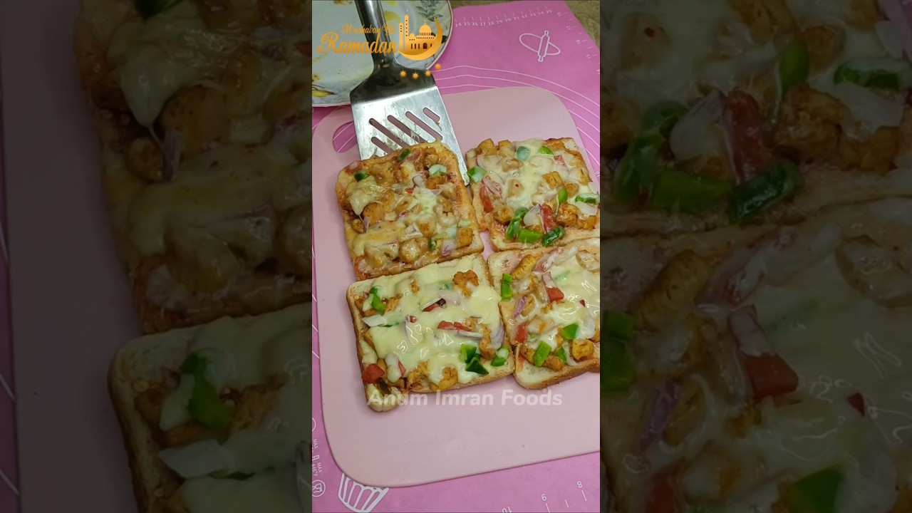 Ramadan Special Recipe #11 – Bread Pizza #shorts #food #ramadanspecial Ramadan Special Recipe #11 - Bread Pizza #shorts #food #ramadanspecial