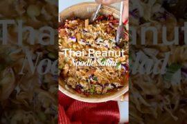 Healthy Thai Noodle salad that’s vegan, gluten-free, and ready in under 30 minutes!