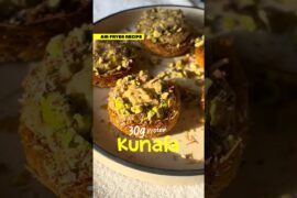 Holi Special Protein Kunafa | 30g High Protein Healthy Mithai | Air Fryer Sevai Dessert