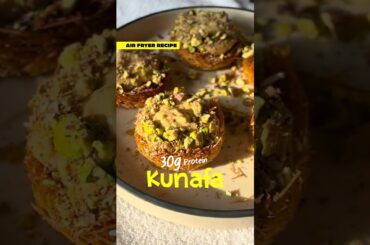 Holi Special Protein Kunafa | 30g High Protein Healthy Mithai | Air Fryer Sevai Dessert