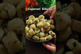 Gujarati Khichu for Healthy Breakfast recipe #youtubeshorts #viralshort #trending #breakfast #food