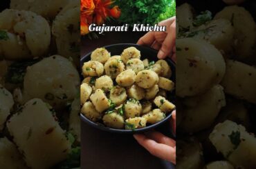 Gujarati Khichu for Healthy Breakfast recipe #youtubeshorts #viralshort #trending #breakfast #food