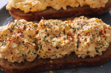 Healthy & High Protein Breakfast That Actually Tastes Good! Japanese style Egg Salad Toast/Sandwich!
