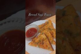 Bread Suji Toast recipe | healthy & simple recipe #short#viral#ramadanrecipe