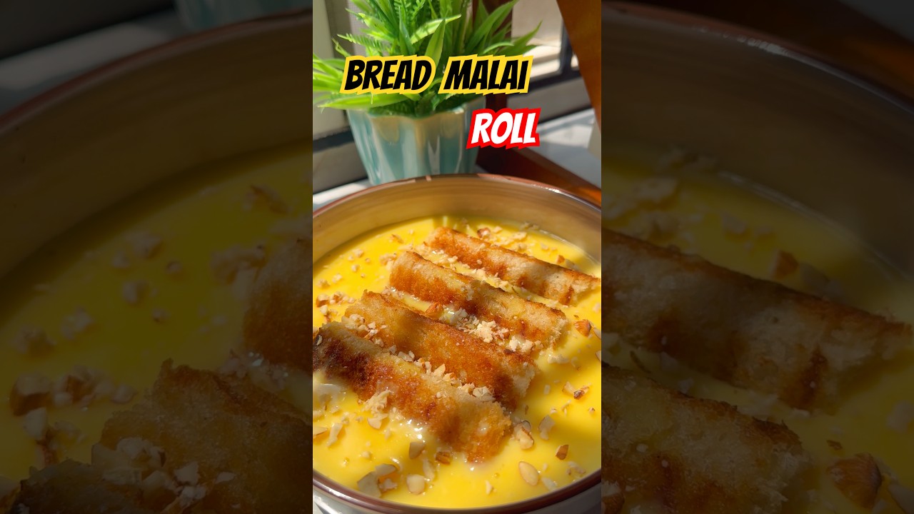 Bread malai roll #shorts #viral #shortsfeed Bread malai roll #shorts #viral #shortsfeed