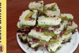 Suji Dhokla Sandwich Recipe | Healthy Indian Sandwich @tasteuntold