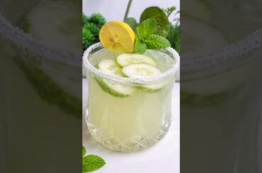 Holi Special Cucumber Lemonade Recipe | Perfect Detox Summer Drink | Weight Loss Refreshment#shorts