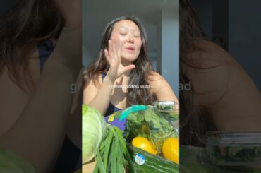 Green is my current favorite color #salad #healthy #greens #cooking #college #foodie