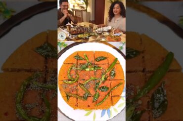 Raghav Chaddha Mom Beetroot DhoklaRecipe #food #ytshorts #dhokla #dreamscreenai #shorts