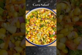 Healthy and tasty Sweetcorn Salad | Easy salad recipe | Corn Chaat | #shorts #sweetcorn