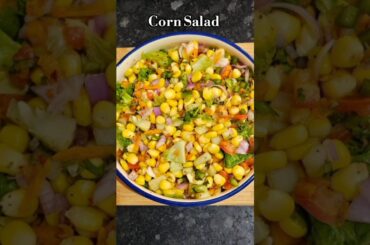 Healthy and tasty Sweetcorn Salad | Easy salad recipe | Corn Chaat | #shorts #sweetcorn