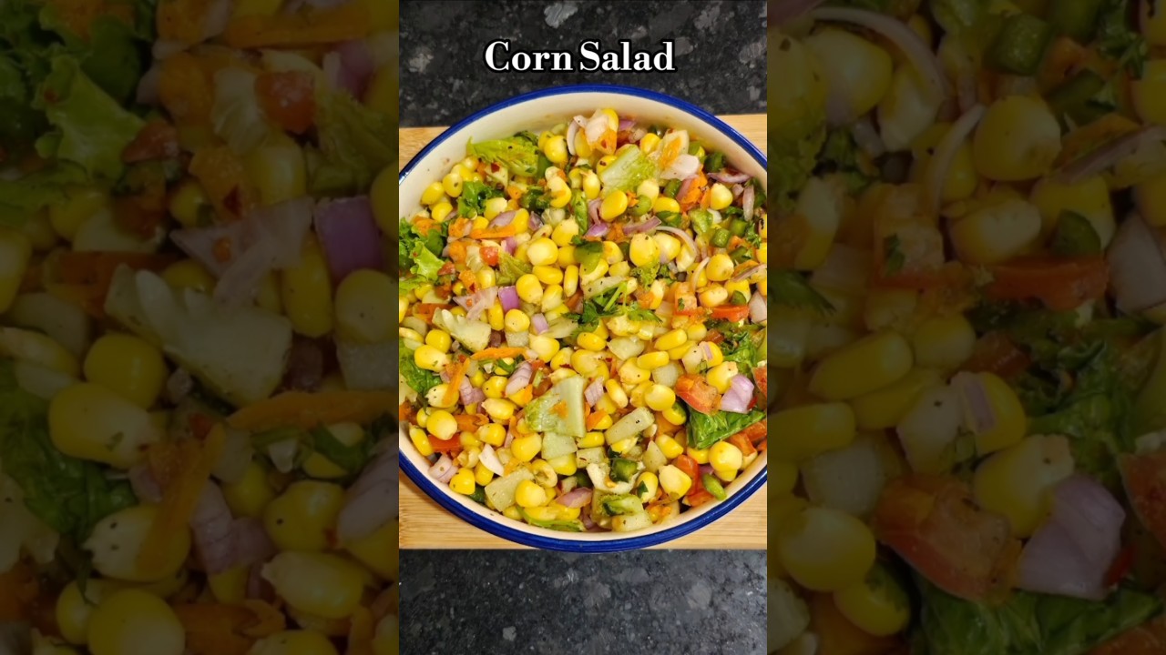 Healthy and tasty Sweetcorn Salad | Easy salad recipe | Corn Chaat | #shorts #sweetcorn Healthy and tasty Sweetcorn Salad | Easy salad recipe | Corn Chaat | #shorts #sweetcorn