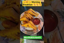 Street Style Besan Sandwich | Crispy & Spicy Breakfast Idea #food #shots #recipe #foodie #vegrecipe