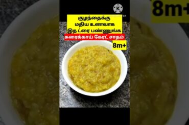 Baby Healthy Lunch Recipe|baby weightgain food|8month baby food|10month baby food|1year baby food