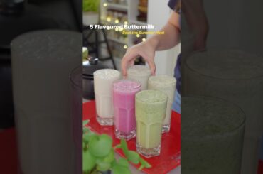 Flavoured Buttermilk Recipes for Summer | Cooling & Gut-Friendly Drinks #summerdrink