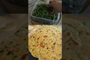 Holi ke Baad Healthy Rukola Paratha | Arugula( Rocket Leaves) Paratha #shorts #viral #trending #yt