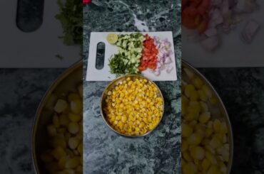 Corn Chaat Receipe| Weight Loss friendly dish| Healthy Food | #cornchat #chaats #healthyfood #shorts
