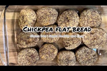 CHICKPEA flour Flat Bread | No Yeast l Gluten Free| Vegan | Very Healthy & Easy