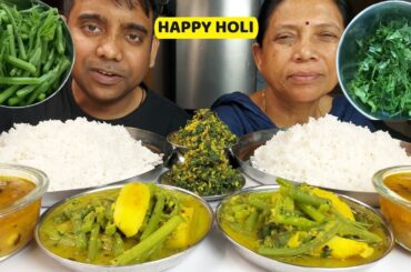 HOLI SPECIAL VEG HEALTHY FOOD RECIPE WITH EATING SHOW