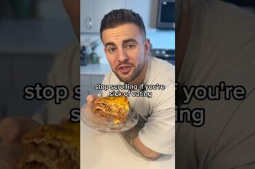 Skip This Video If You Hate Low Calorie and High Protein Lasagna