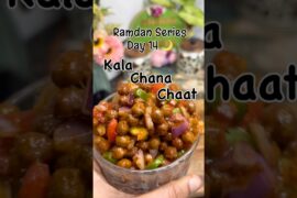 Kala Chana Chaat Recipe | Healthy High Protein Chaat | Easy Evening Snack #shorts #shortfeed #viral