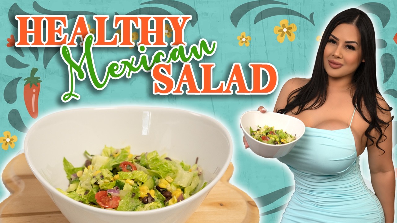 Healthy Mexican Salad! Quick, Easy, & Tasty! Healthy Mexican Salad! Quick, Easy, & Tasty!
