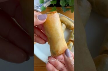Chicken spring rolls recipe video | spring rolls recipe #springrolls #springroll #chicken #snacks