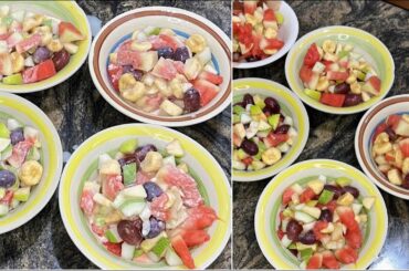 How to Make Creamy Fruit Salad at Home | Easy Healthy Recipe #viral