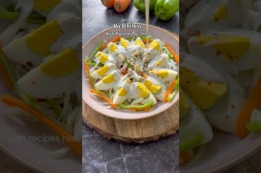High Protein Egg Salad #shorts #youtubeshorts #shortsfeed #viral #weightloss #highprotein #trending