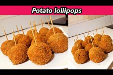 Potato & Chicken Lollipop Recipe | Spicy and Quick tea Snack/Starter Recipe | Pakistani Food Ideas