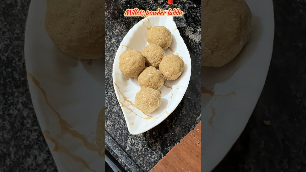 Millet Powder Laddu in 10 Minutes | Healthy No-Sugar Sweet Recipe Millet Powder Laddu in 10 Minutes | Healthy No-Sugar Sweet Recipe