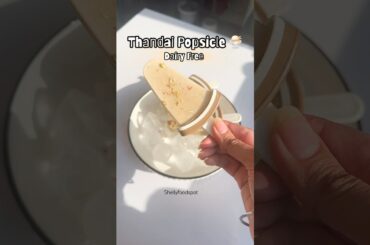 Thandai ice cream|Thandai popsicle recipe|Healthy Holi recipes