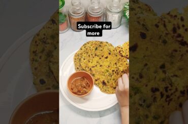 Methi Paratha recipe | Methi Thepla #shorts